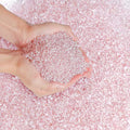 T4U Tumbled Chips Stones Crushed Crystal Quartz 2 LB, Irregular Shaped Gravel Pebble Healing Stone, DIY Smoothed Rock for Potted Plant,Resin Art,Vase Fillers Aquarium Gravel Rocks (Light Rose) - color: #2 - Rose, size: 2 LB
