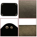 Valet Organizer - Catchall Tray for Jewelry, Wallets, Watches, Keys, Coins, Phones, Glasses - Perfect for Nightstand, Desk, Entryway - color: Black