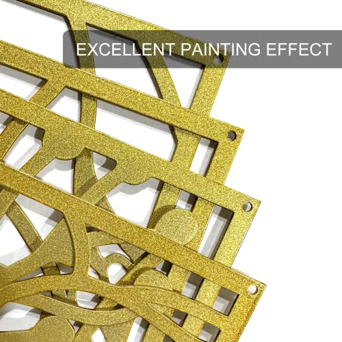 Glamativity 4 Pack Gold Wall Art Decor, Minimalist Single Line Real Metal Wall Art, Woman's Body Shape Abstract Wall Art (Gold Classic Style, 17 x 11.8'') - color: Gold Classic Style, size: M Size 17 x 11.8''