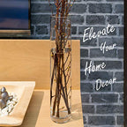 CYS Excel Clear Glass Cylinder Vase (H:24" D:4") | Multiple Size Choices Glass Flower Vase Centerpieces | Hurricane Floating Candle Holder Vase - size: H-24" D-4"