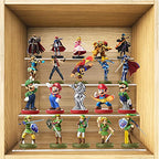 bigantss 9 Inch Acrylic Shelf for Perfume Organizer, 4 Tier Funko POP Shelves, Cologne Organizer Tiered Riser Display Stand, Acrylic Display for Decoration