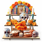 Straight Natural Wooden Tiered Display Stand, Portable Products Display Shelf, Jewelry Display, Card Display Rack, Display Risers, Altar Shelf, Display Stand for Vendor Events, Retail, Craft Shows - color: Natural