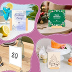 30Pcs 3.9x1.4 Inches Wood Table Number Stands, Wood Place Card Holders, Picture Holder Acrylic Sign Holders for Wedding, Ceremony, Birthday, Party, Home Decoration, Events - size: 3.94" 30pcs