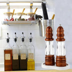 Salt and Pepper Wood Mill Tray, White colour Pepper Grinder Rest, Work Surface and Dining Table Protector (Pepper mill not included) - color: K White Colours Mill Tray