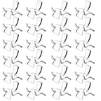 Bonsicoky 24 Pcs Acrylic Easel Display Stands - Versatile Acrylic Holders for Showcasing Crystal Geodes, Rocks, Minerals and Treasured Collectibles - Large Size - style: 24 Pack - Large Size