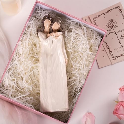 Gifts for Sister from Sister, Christmas, Birthday Gifts for Best Women Friend, Hand-Painted Figurines, Resin, 9.4" H - style: Sisters