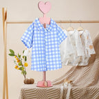 Alipis Child T Shirt Display: Wood Stand Shirt Rack - Portable Hanging Black - Baby Clothes Hanger Rack for Clothing Garment Retail Vendor - color: Pink