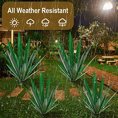 Homight Metal Tequila Country Sculpture DIY Tequila Plant Home Decor Country Tequila Garden Ornament Indooutdoor Statuette Patio Lawn Patio Stake Decoration Gift to The Garden… - color: 3 Large Green