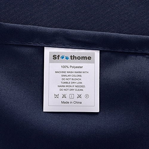Sfoothome Queen Sheets Set - Navy Blue Hotel Luxury 4-Piece Bed Set, Extra Deep Pocket, 1800 Series Bedding Set, Wrinkle & Fade Resistant, Sheet & Pillow Case Set (Queen, Navy Blue) - color: Navy Blue-4 Pieces, size: Queen