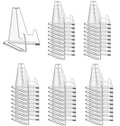 50 Packs Card Display Stand, 2.2 inch Acrylic Easel Mini Card Stand for Sports Graded Trading Baseball Football Card