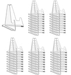 50 Packs Card Display Stand, 2.2 inch Acrylic Easel Mini Card Stand for Sports Graded Trading Baseball Football Card
