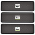 Matace 3 Pack Rubber Extra Large Shoe Tray for Entryway,Long Boot Tray,Slim Boot Mat for Indoor and Outdoor Use,16x55 in, Rectangular (Pack of 3) - size: 55"L x 16"W x 1.2"Th (Pack of 3)