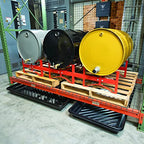 PIG Containment Tray - Rim to Rim Dimensions 52.25" L x 28.25" W x 5" H - Interior Bottom Dimensions 48" L x 24" W - 23.93 gal. Sump Capacity - PAK919 - size: 28.25" W x 52.25" L x 5" H