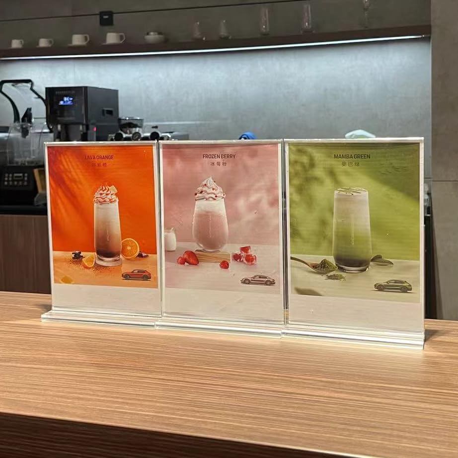 newnewshow 8.5x11 Clear Acrylic Sign Holder, Display Stand, Plastic Card Holder for Business, Office, Retail (2 Pack 8.5x11) - size: 2 Pack 8.5x11