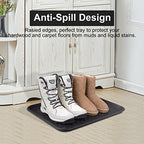 Multi-Purpose Boot Tray Mat,Shoe Tray Mat,Pet Bowl Tray,Waterproof Trays for Indoor and Outdoor Floor Protection,24" x 15"/Medium … - size: 24x15"