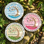 Cinnvoice 3 Pack Garden Stepping Stone Outdoor, Decorative Dimensional Resin Stepping Stones for Patio Pathway Landscaping Walkway Sculpture Yard Backyard Lawn(Tree of Life,10 Inches) - size: 10 Inches, style: Tree of Life