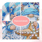 Gnome Tabletop Diamond Art Painting - DIY Diamond Art Kits for Adults Figurines Special Shaped Rhinestone Gem Art Statues, 5D Painting with Diamond Dots Sculpture Ornaments Kits Gifts for Beginner - color: Q010