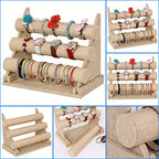 ChezMax 3 Tier Detachable Jewelry Holder for Bracelet Necklace Watch - Linen - color: C- Linen
