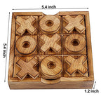 Glintoper Tic Tac Toe & 4 in a Row Tables Game Set, Classic Board Line Up 4 for Living Room Rustic Table Decor and Use as Game Top Wood Guest Room Decor Strategy Board Games for Families - style: Tic Tac Toe & 4 in a Row