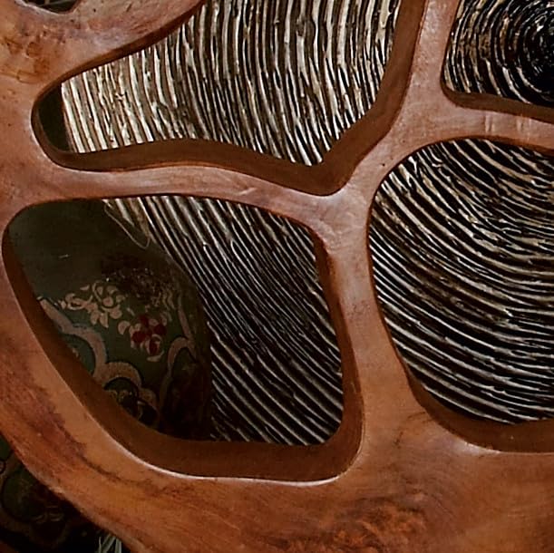Deco 79 Teak Wood Abstract Handmade Decorative Sculpture Home Decor Statue, Accent Figurine 16" x 8" x 25", Brown - size: 16" x 8" x 25"