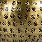 Round Hammered Metal Container with Bird Finial, Brass Finish - style: Bird