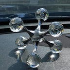 Luxurious Prism Molecular Ball Living Room Desktop Decoration Crystal Molecules, for Birthday Friends Gatherings, Christmas，Home or Office Counter Decoration Accessories