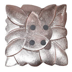 BBH Home's Handmade Bronze Novelty Shaped Aluminium Tray 6.88 x 6.88 x 0.78 AMBBVK043AB2020 - color: Bronze