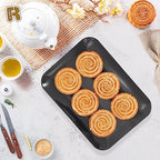 3 Pack Black Plastic Serving Trays for Party - Black Serving Tray 8 x 11 Inch - Heavy Duty Dessert Trays for Food - Rectangular Party Serving Trays for Entertaining - color: Black