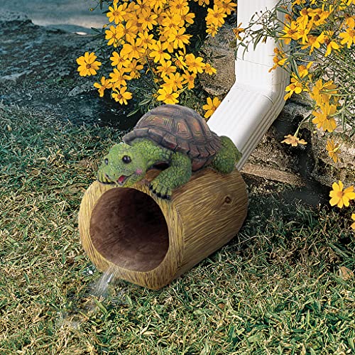 DRIPS THE TURTLE RAIN GUTTER - style: Drips the Turtle