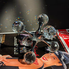 Luxurious Prism Molecular Ball Living Room Desktop Decoration Crystal Molecules, for Birthday Friends Gatherings, Christmas，Home or Office Counter Decoration Accessories