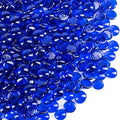 Galashield Flat Glass Marbles for Vases Cobalt Blue Glass Gems Beads Pebbles Vase Filler (5 LBS, Approx. 540 PCS) - color: Cobalt Blue, size: 5 LBS