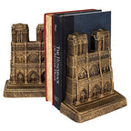 Design Toscano SP1387 Notre Dame of Paris Sculptural Bookends,bronze - style: Notre Dame of Paris