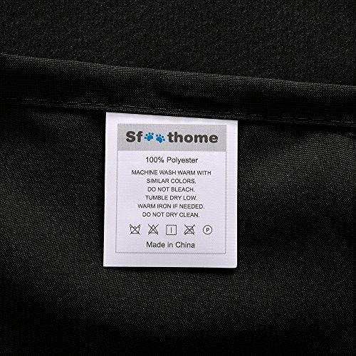 Sfoothome Queen Sheets Set - Black Hotel Luxury 4-Piece Bed Set, Extra Deep Pocket, 1800 Series Bedding Set, Wrinkle & Fade Resistant, Sheet & Pillow Case Set (Queen, Black) - color: Black-4 Pieces, size: Queen