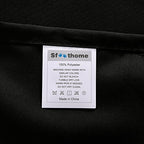 Sfoothome Queen Sheets Set - Black Hotel Luxury 4-Piece Bed Set, Extra Deep Pocket, 1800 Series Bedding Set, Wrinkle & Fade Resistant, Sheet & Pillow Case Set (Queen, Black) - color: Black-4 Pieces, size: Queen