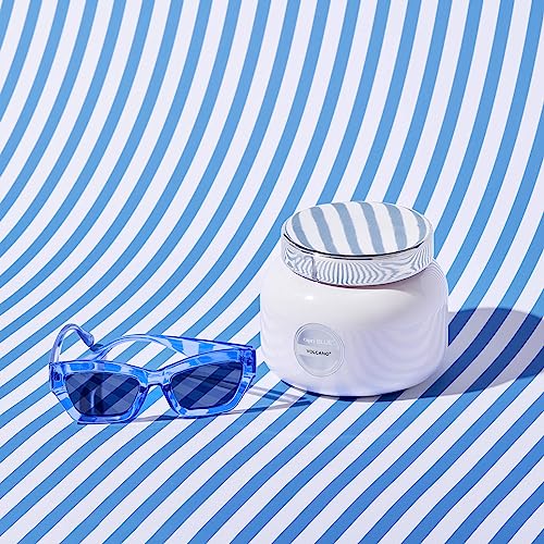 Capri Blue Volcano Scented Candles - Luxury Three Wick Candles for Home Scented with Tropical Fruit & Sugared Citrus - Soy Wax Blend - Large White Color (28 oz) - color: White, size: 28 oz
