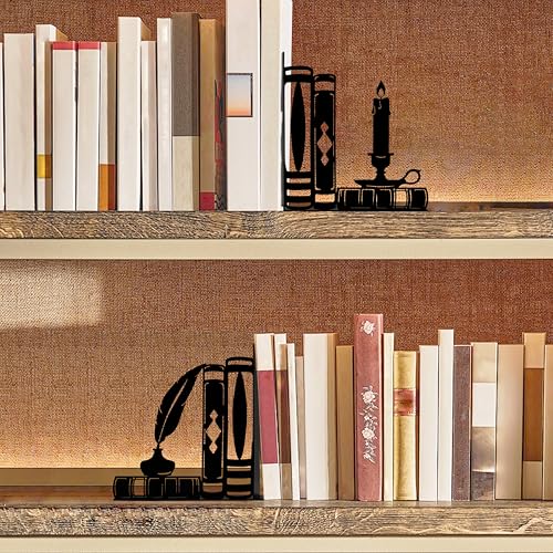 Vintage and Gothic Inspired Decorative Bookends - Unique Literary Gifts for Author and Writer Enthusiasts