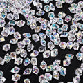DomeStar 550PCS Bright Clear Vase Fillers, Small Acrylic Fake Ice Rocks Gems Crystals Diamonds Table Centerpiece Fish Tank Table Scatter Photography Props Display (0.4 * 0.6) - color: Bright Clear