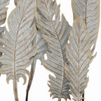 Deco 79 Metal Bird Decorative Sculpture Feathers Home Decor Statue, Accent Figurine 20" x 5" x 21", Gray