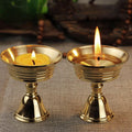 Copper Candle Holder, 1PC, Butter lamp Holder, Long lamp, Candle Rod, Candle Holder, Copper Cup, Home Decoration（NO.7）