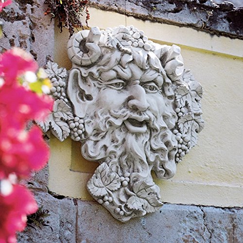 Design Toscano Bacchus, God of Wine Greenman Wall Sculpture: Large - size: Large, 19 Inch