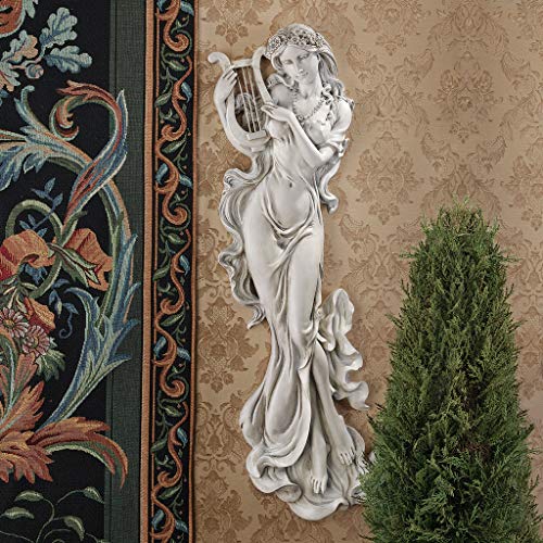 Design Toscano Musical Muse Wall Sculpture, Single - style: Single