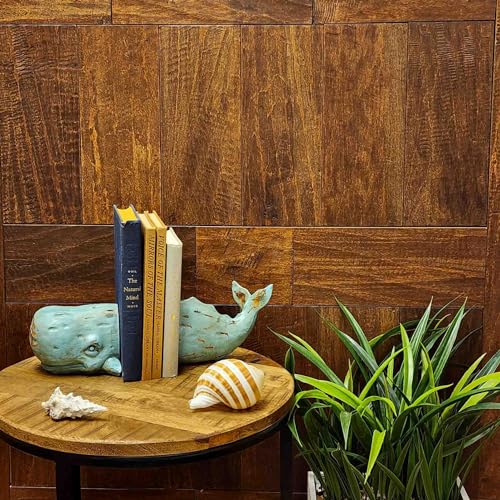 Verdigris Green Sperm Whale Head and Tail Bookends - Decorative Resin Nautical Bookshelf Organizers with Rustic Beach Charm and Unique Maritime Appeal - color: Whale - Green
