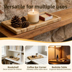 Sandstone Decorative Tray, Small Natural Stone Rectangular Vanity Tray for Dresser & Coffee Table, Minimalist Home Decor Stone Tray