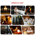 CVHOMEDECO. Real Wax Hand Dipped Battery Operated LED Timer Taper Candles Country Primitive Flameless Lights Décor, 6-3/4 Inch, Matt Black, 3 PCS in a Package - color: Matt Black 3 Pcs