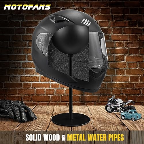 motofans® Helmet Stand Metal, Rotation Metal Stand Desktop Hanger Rack Helmet Stand Display for Motocycle Helmet, Caps,Hat, and Rugby Helmet - color: 4-pcs