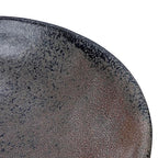 Creative Co-Op Stoneware Bowl with Handle and Base, Black Reactive Glaze - color: Black, size: 8.0" Round x 3.75" Tall