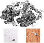 200pcs/20mm Candle Wick Tabs Metal,Metal Candle Wick Sustainer Tabs,Wick Base for Candle Making