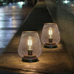 JHY DESIGN Set of 4 Metal Cage LED Lantern Battery Powered Cordless Accent Light with LED Great for Weddings Parties Patio Events for Indoors Outdoors - style: Set of 4 Modern