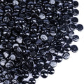 Galashield Flat Glass Marbles for Vases Black Glass Gems Beads Pebbles Vase Filler (5 LBS, Approx. 540 PCS) - color: Black, size: 5 LBS