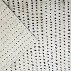 Art Object Handknotted Wool Area Rug Multi Sizes Ivory Polka Dot Pattern Hand Woven Carpet for Living Room Bedroom - Soft Pile Pet Friendly Home Decor Made in India - size: 12' x 9' (Rectangular)